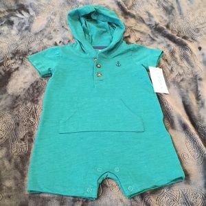 NWT Carter’s OEKO-TEX Standard 100 Hooded Baby Romper | Size 6M